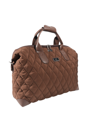 Silver & Polo SP1141 Kadın Seyahat Çantası Memory Taba-Kahve