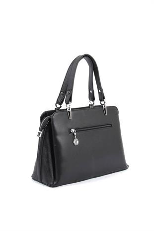 Silver & Polo SP972 Kadın El Çantası Düz Siyah