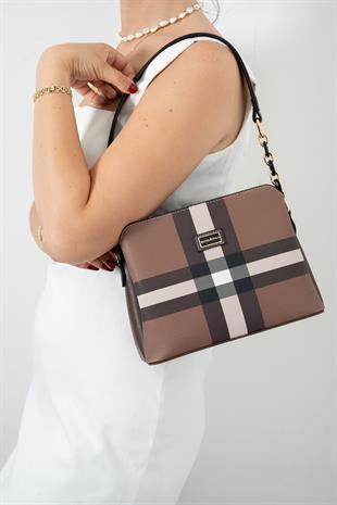 Silver & Polo Koyu Kahve SP937 Kadın Omuz Çantası