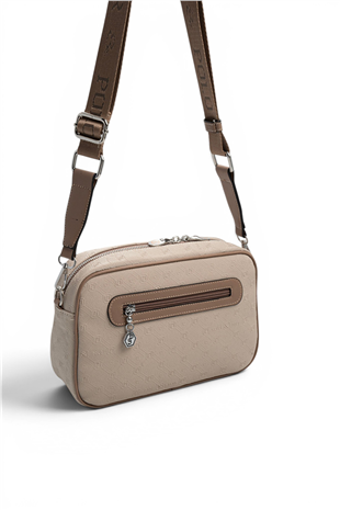 Silver Polo SP1280 Kadın Çapraz Çanta Fashion Bej-Latte