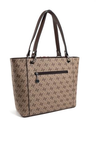 Silver & Polo Koyu Bej - Kahve SP1176 Kadın Omuz Çantası