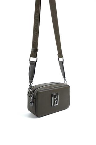 Silver & Polo Haki SP1078 Kadın Çapraz Çanta