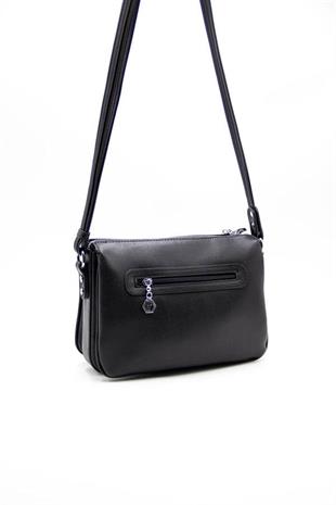 Silver & Polo SP784 Kadın Çapraz Çanta Düz Siyah