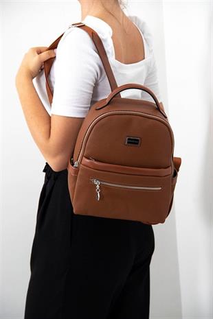 Silver & Polo SP1061 Kadın Sırt Çantası Petek Taba