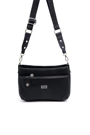 Silver & Polo SP1160 Kadın Çapraz Çanta Petek Siyah