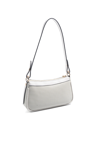 Silver & Polo SP1274 Kadın Çapraz Çanta King Desen Yeşil-Kemik