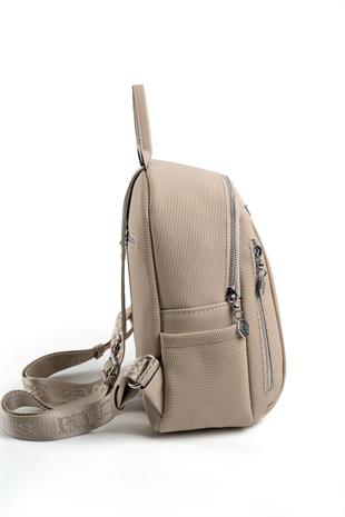 Silver & Polo Kum Bej SP906 Kadın Sırt Çantası