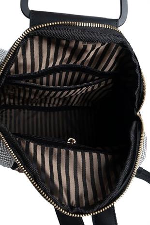 Silver & Polo SP771 Kadın Sırt Çantası Logolu Bej-S.Bej