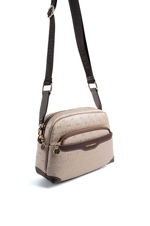 Silver & Polo Nut - Kahve SP1201 Kadın Çapraz Çanta