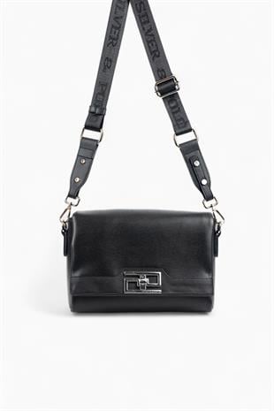 Silver & Polo SP1257 Kadın Çapraz Çanta Düz Siyah