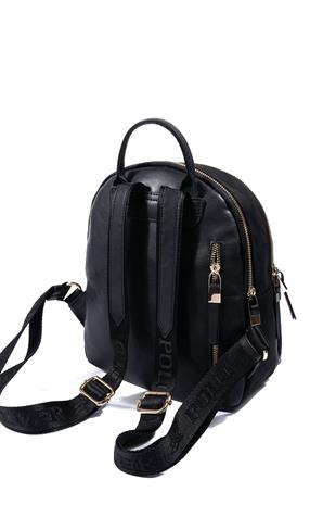 Silver & Polo SP1265 Kadın Sırt Çantası Süet Siyah