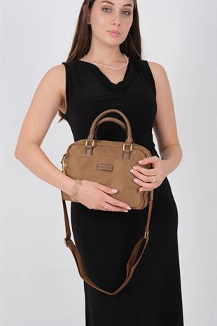 1217 Kadın El Çantası  Tütün-Kahve