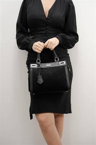 Silver & Polo SP1174 Kadın El Çantası Fashion Siyah