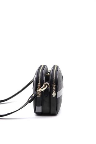 Silver & Polo SP745 Kadın Çapraz Çanta Ekose Siyah