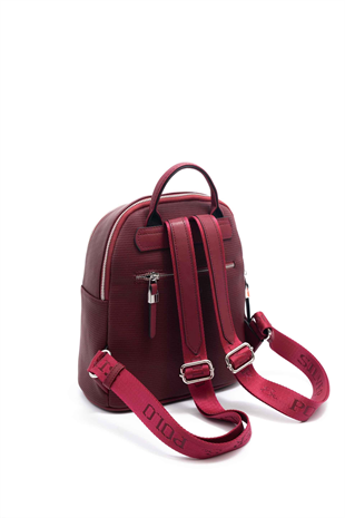 Silver & Polo SP901 Kadın Sırt Çantası Petek Bordo