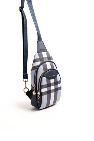 Silver & Polo Mavi - Laci SP959 Kadın Vücut Çantası