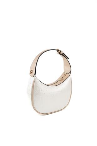 Silver & Polo SP1194 Kadın Omuz Çantası Logolu Sedef-S.Nut