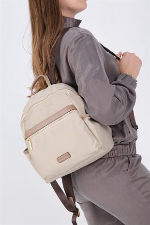 Silver & Polo SP1209 Kadın Sırt Çantası  Bej-Kum