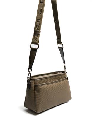 Silver & Polo SP1184 Kadın Çapraz Çanta Petek L.Haki-Zeytuni