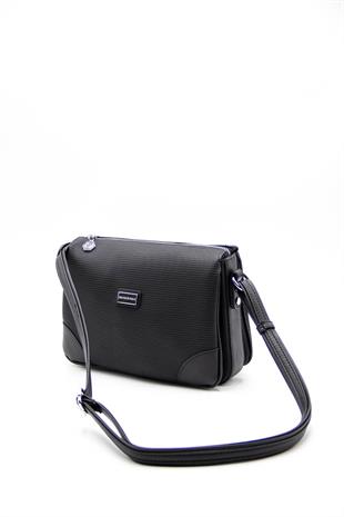 Silver & Polo SP784 Kadın Çapraz Çanta Petek Siyah