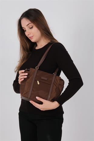 1215 Kadın Omuz Çantası  Kahve