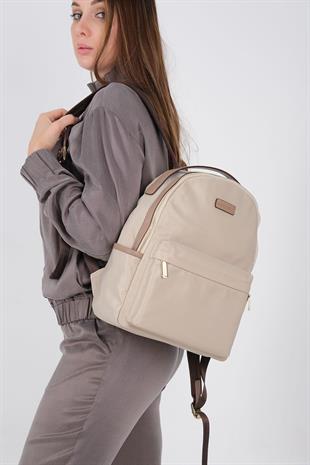 Silver & Polo SP1206 Kadın Sırt Çantası  Bej-Kum