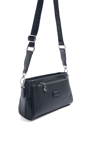 Silver & Polo SP1273 Kadın Çapraz Çanta Petek Siyah