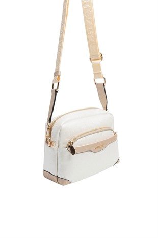 Silver & Polo SP1201 Kadın Çapraz Çanta Logolu Sedef-S.Nut