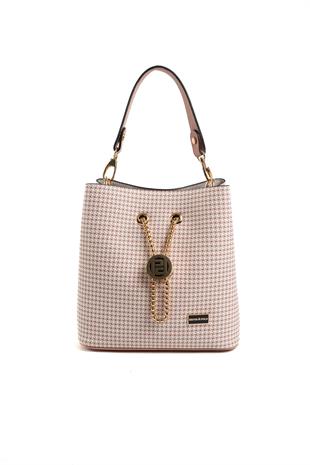 Silver & Polo Pembe SP967 Kadın Çapraz Çanta