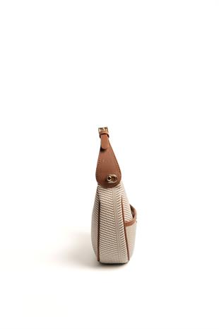 Silver & Polo Bej - Taba SP1194 Kadın Omuz Çantası