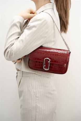 Silver & Polo Bordo Rugan SP1171 Kadın Omuz Çantası