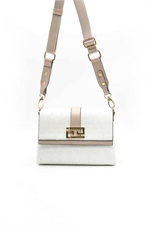 Silver & Polo SP1009 Kadın Çapraz Çanta Logolu Sedef-S.Nut