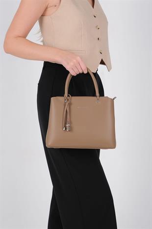 Silver & Polo SP1236 Kadın El Çantası  Vizon