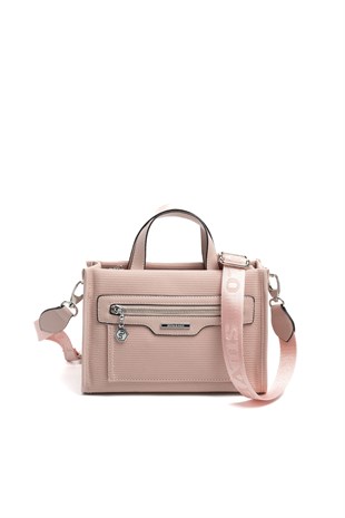Silver & Polo SP1271 Kadın El Çantası Petek Pink-Pink
