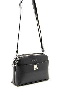 Silver & Polo SP623 Kadın Çapraz Çanta Düz Siyah