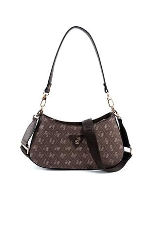 Silver & Polo Kahve SP1251 Kadın Çapraz Çanta