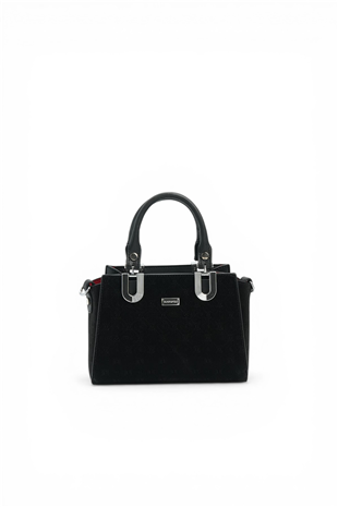 Silver & Polo SP1281 Kadın El Çantası Fashion Siyah-Siyah