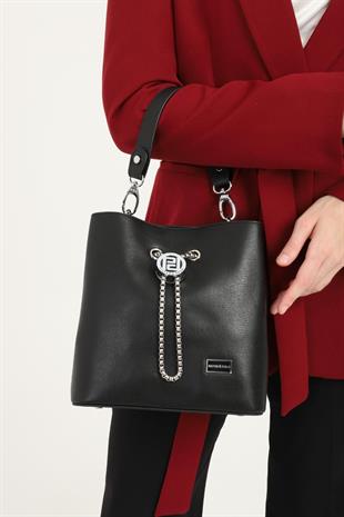 Silver & Polo SP967 Kadın Çapraz Çanta Düz Siyah