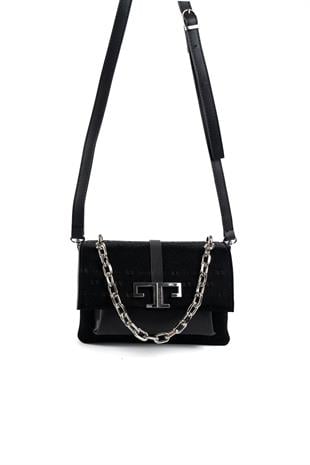 Silver & Polo Siyah SP1148 Kadın Çapraz Çanta