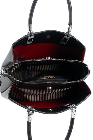 Silver & Polo Kahve - Siyah SP1000 Kadın El Çantası