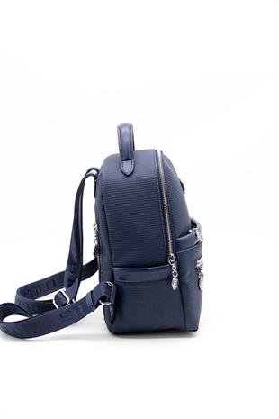 Silver & Polo SP1061 Kadın Sırt Çantası Petek Lacivert
