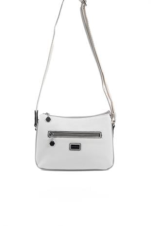 Silver & Polo Beyaz - A.gri SP818 Kadın Çanta Modelleri>Çapraz Çanta