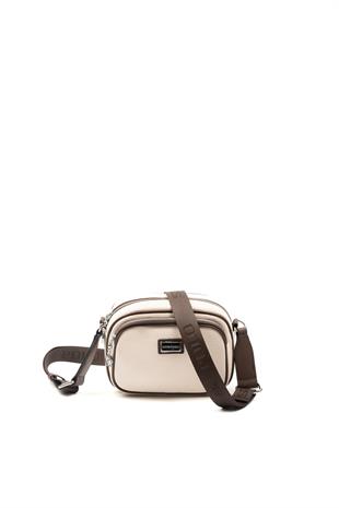 Silver & Polo Bej - Kahve SP1111 Kadın Çanta Modelleri>Çapraz Çanta