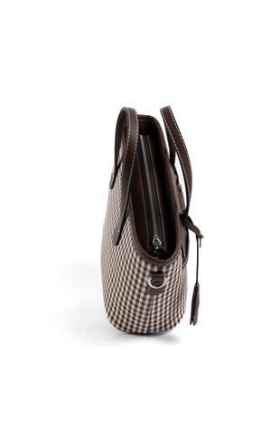 Silver & Polo Kahve Sarı - Kahve SP1185 Kadın El Çantası