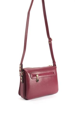 Silver & Polo SP784 Kadın Çapraz Çanta Düz Bordo