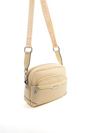 Silver & Polo Sarı SP1201 Kadın Çapraz Çanta