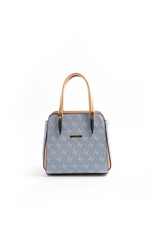 Silver & Polo Mavi - Ten SP1136 Kadın El Çantası