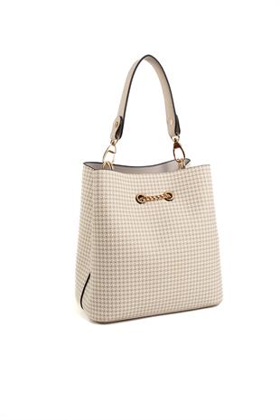 Silver & Polo Kum Bej SP967 Kadın Çapraz Çanta