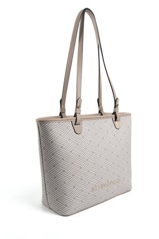 Silver & Polo Bej - Kum SP1204 Kadın Omuz Çantası