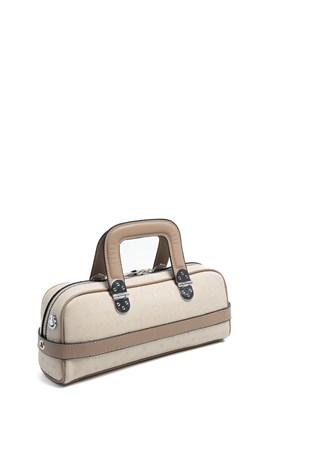 Silver Polo SP1258 Kadın El Çantası Fashion Bej-Latte